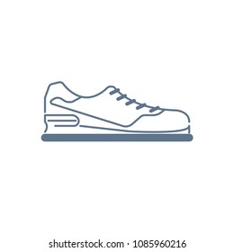 Sneakers, Gumshoes, Shoes for Sport, Lifestyle Walking. Vector, Illustration