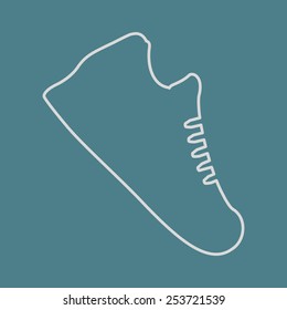Sneakers icon. 