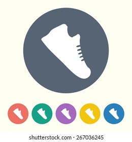 Sneakers icon. 