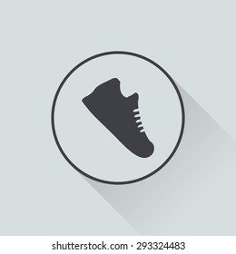 Sneakers icon. 