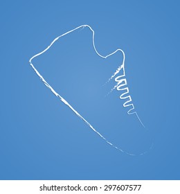 Sneakers icon. 