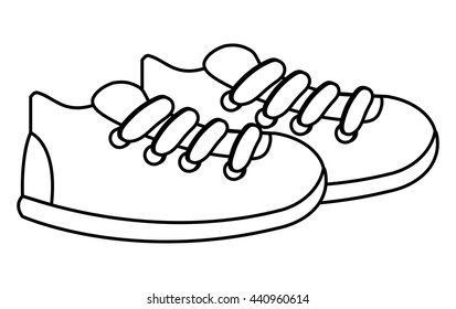 sneakers icon design