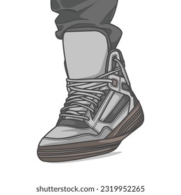 sneakers icon. sneakers design. sporty sneakers