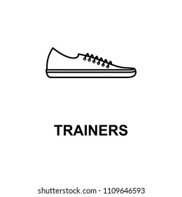 sneakers icon. Element of summer clothes for mobile concept and web apps. Detailed sneakers icon can be used for web and mobile. Premium icon on white background