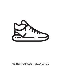 Sneakers icon. Sneakers flat sign design. Sneakers symbol pictogram. Sport shoe icon. Sport shoes sign. UX UI icon