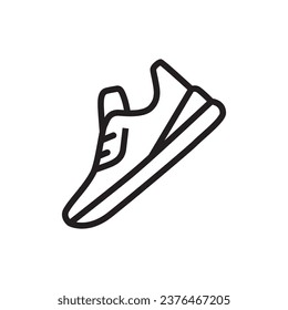 Sneakers icon. Sneakers flat sign design. Sneakers symbol pictogram. Sport shoe icon. Sport shoes sign. UX UI icon