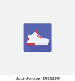 sneakers icon graphic element Illustration template design