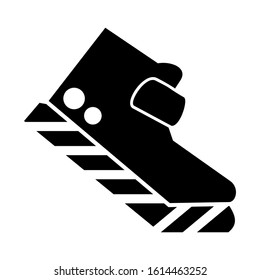 sneakers icon isolated sign symbol vector illustration - high quality black style vector icons
