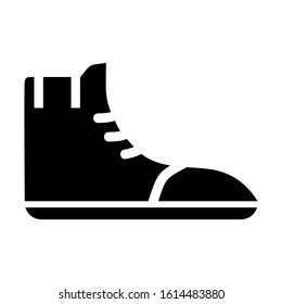 sneakers icon isolated sign symbol vector illustration - high quality black style vector icons
