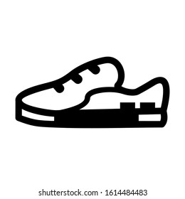 sneakers icon isolated sign symbol vector illustration - high quality black style vector icons
