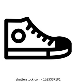 sneakers icon or logo isolated sign symbol vector illustration - high quality black style vector icons
