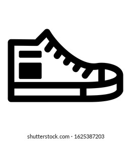 sneakers icon or logo isolated sign symbol vector illustration - high quality black style vector icons
