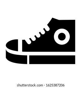 sneakers icon or logo isolated sign symbol vector illustration - high quality black style vector icons

