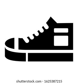 sneakers icon or logo isolated sign symbol vector illustration - high quality black style vector icons
