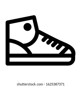sneakers icon or logo isolated sign symbol vector illustration - high quality black style vector icons
