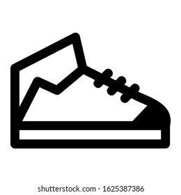 sneakers icon or logo isolated sign symbol vector illustration - high quality black style vector icons
