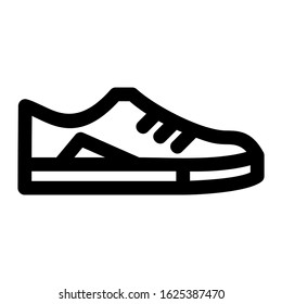 sneakers icon or logo isolated sign symbol vector illustration - high quality black style vector icons
