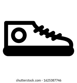 sneakers icon or logo isolated sign symbol vector illustration - high quality black style vector icons
