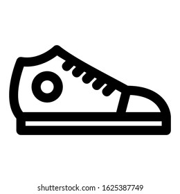 sneakers icon or logo isolated sign symbol vector illustration - high quality black style vector icons
