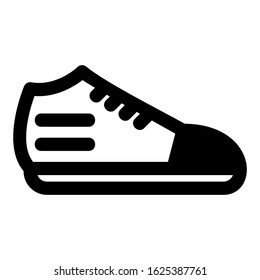 sneakers icon or logo isolated sign symbol vector illustration - high quality black style vector icons
