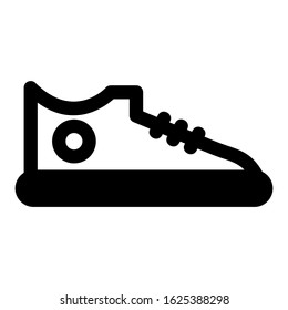 sneakers icon or logo isolated sign symbol vector illustration - high quality black style vector icons
