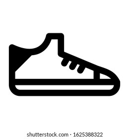 sneakers icon or logo isolated sign symbol vector illustration - high quality black style vector icons
