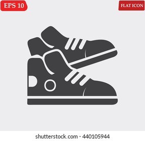 Sneakers icon. Running Shoe Icon. Vector illustration
