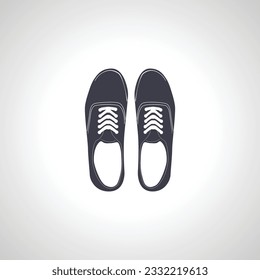 sneakers icon. Running shoes icon.