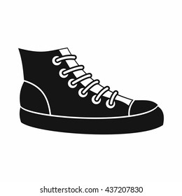 Sneakers icon, simple style