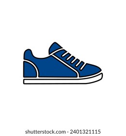 Sneakers icon. Simple vector sign