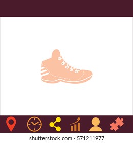 Sneakers  icon. Vector design.