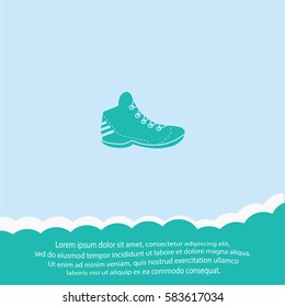 Sneakers  icon. Vector design.