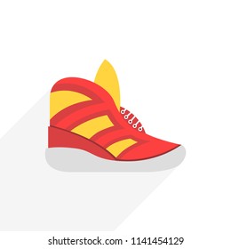 Sneakers icon. Vector illustration.