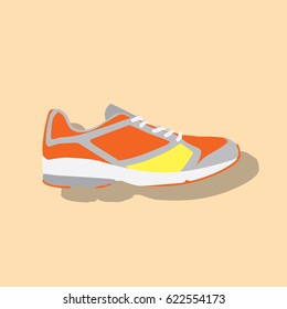Sneakers icon, vector illustration design. Sport objects collection.