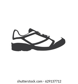 Sneakers icon, vector illustration design. Sport objects collection.