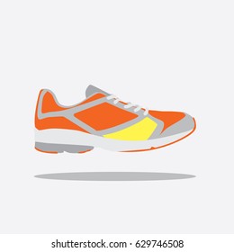 Sneakers icon, vector illustration design. Sport objects collection.