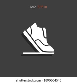 sneakers icon. Vector illustration EPS 10.