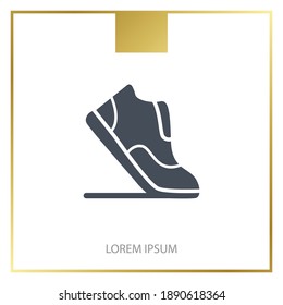sneakers icon. Vector illustration EPS 10.