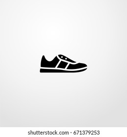 sneakers icon. vector sign symbol on white background