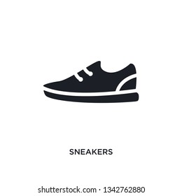 sneakers isolated icon. simple element illustration from gym equipment concept icons. sneakers editable logo sign symbol design on white background. can be use for web and mobile
