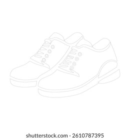 Sneakers. Isolated on white background. 