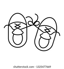 sneakers laces tied