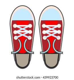 Sneakers Line Icon