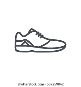 sneakers line icon