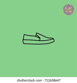 sneakers line icon
