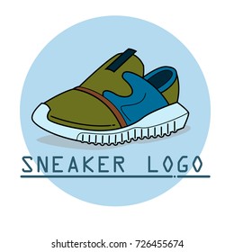 sneakers line icon