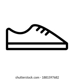 sneakers line icon design illustration. eps 10. for your mobile, website application. or for your design element