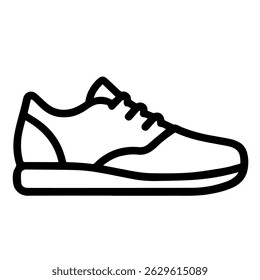 sneakers line icon on white background vector
Vector icon clothes and shoes