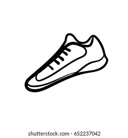 Sneakers minimal vector icon
