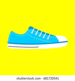 Sneakers minimal vector icon